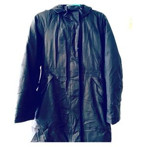 North face black parka jacket
